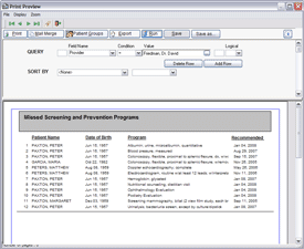Outcomes Reporting