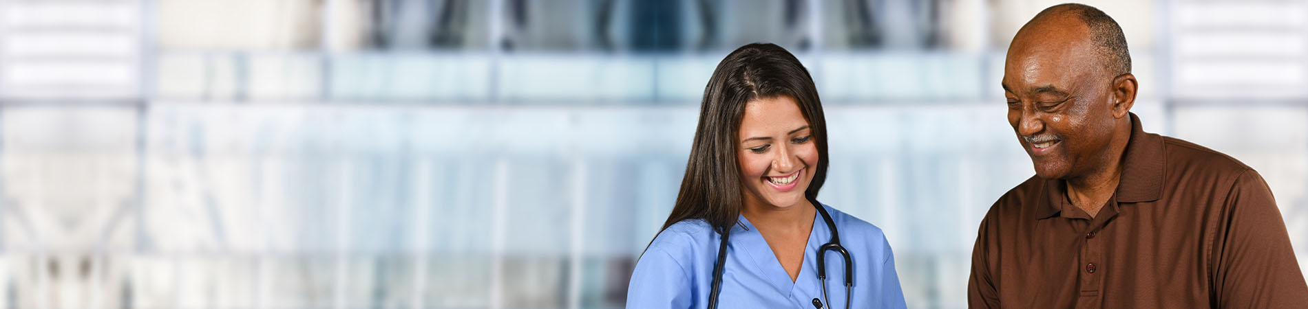 a primary care doctor interacting with a patient