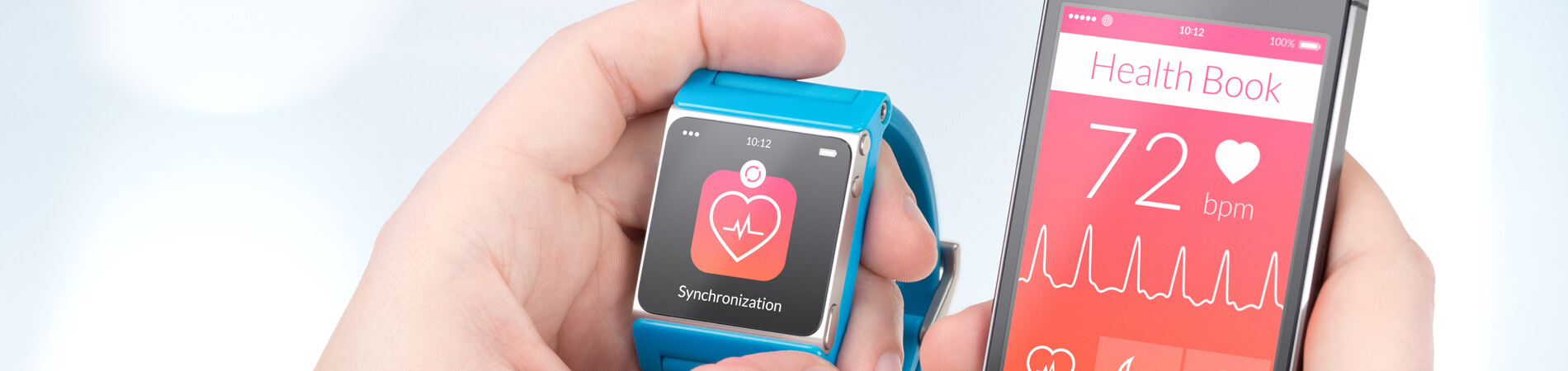 Wearable technology represented through a phone and a smart watch for hipaa compliance