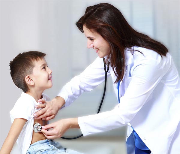 Doctor and young patient